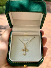Load image into Gallery viewer, Textured Cross Necklace
