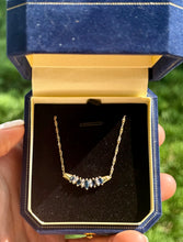 Load image into Gallery viewer, Sapphire Marquise Necklace
