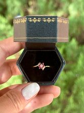 Load image into Gallery viewer, Ruby Flower Ring

