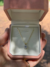 Load image into Gallery viewer, Tanzanite Halo Necklace
