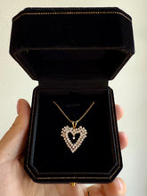 Load image into Gallery viewer, Chunky Vermeil Heart Necklace
