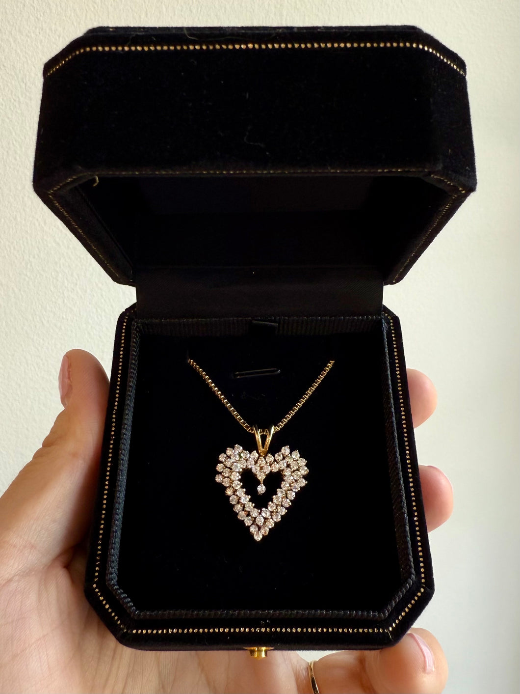 Chunky Vermeil Heart Necklace