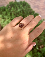 Load image into Gallery viewer, Garnet Cluster Ring
