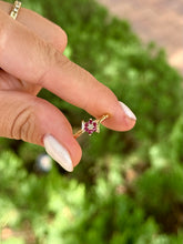Load image into Gallery viewer, Ruby Flower Ring

