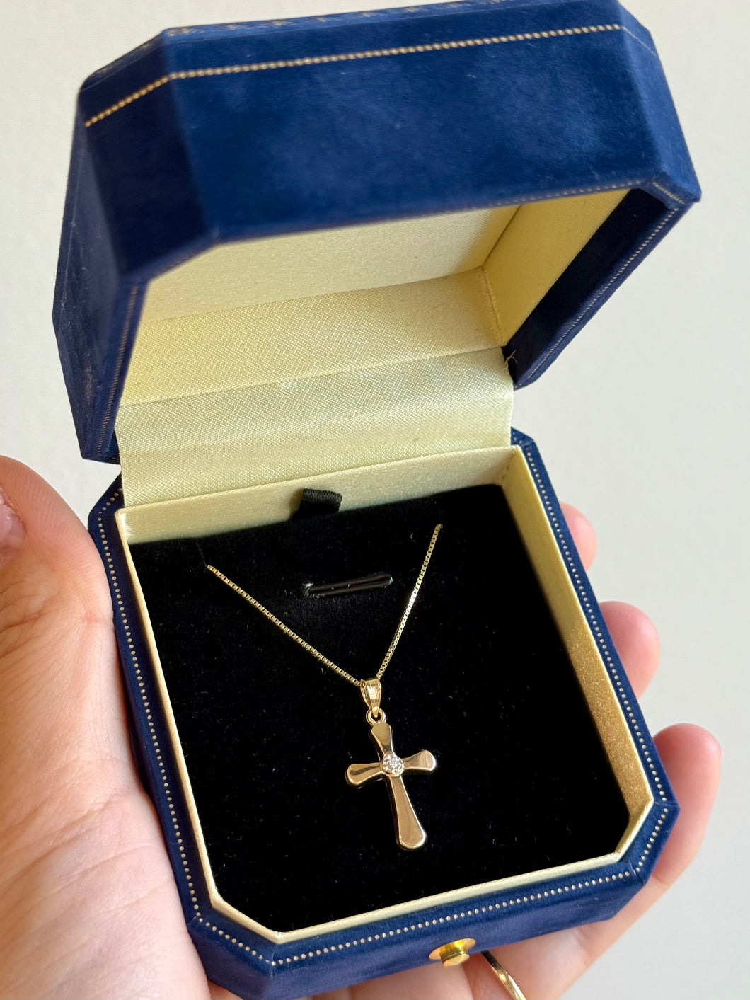 Smooth Cross Necklace