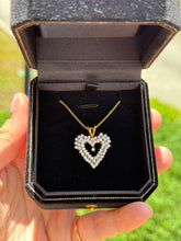 Load image into Gallery viewer, Chunky Vermeil Heart Necklace
