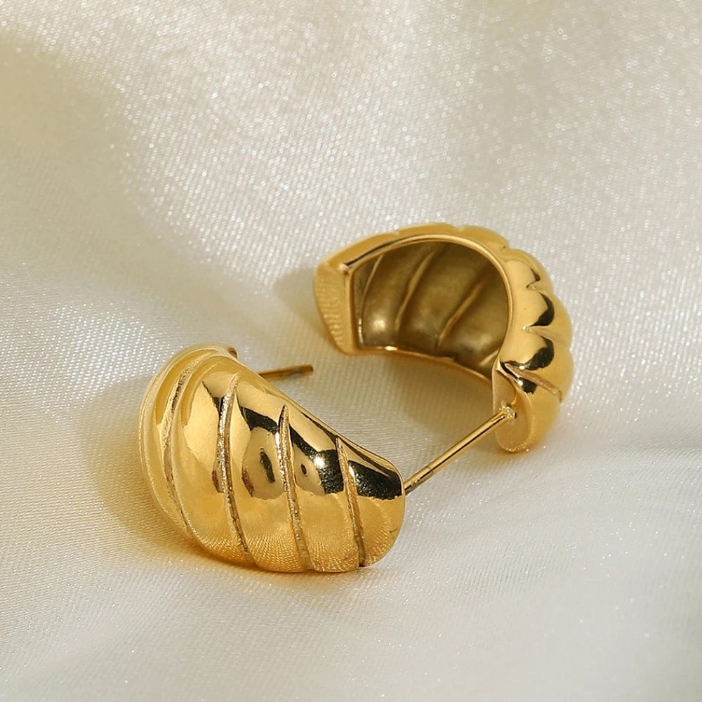 Croissant Dome earrings