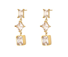 Load image into Gallery viewer, Gala Drop Earrings in white
