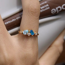 Load image into Gallery viewer, Blue’s Cluster Ring
