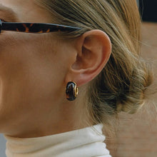 Load image into Gallery viewer, Amber Hoops
