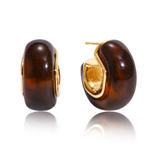 Load image into Gallery viewer, Amber Hoops
