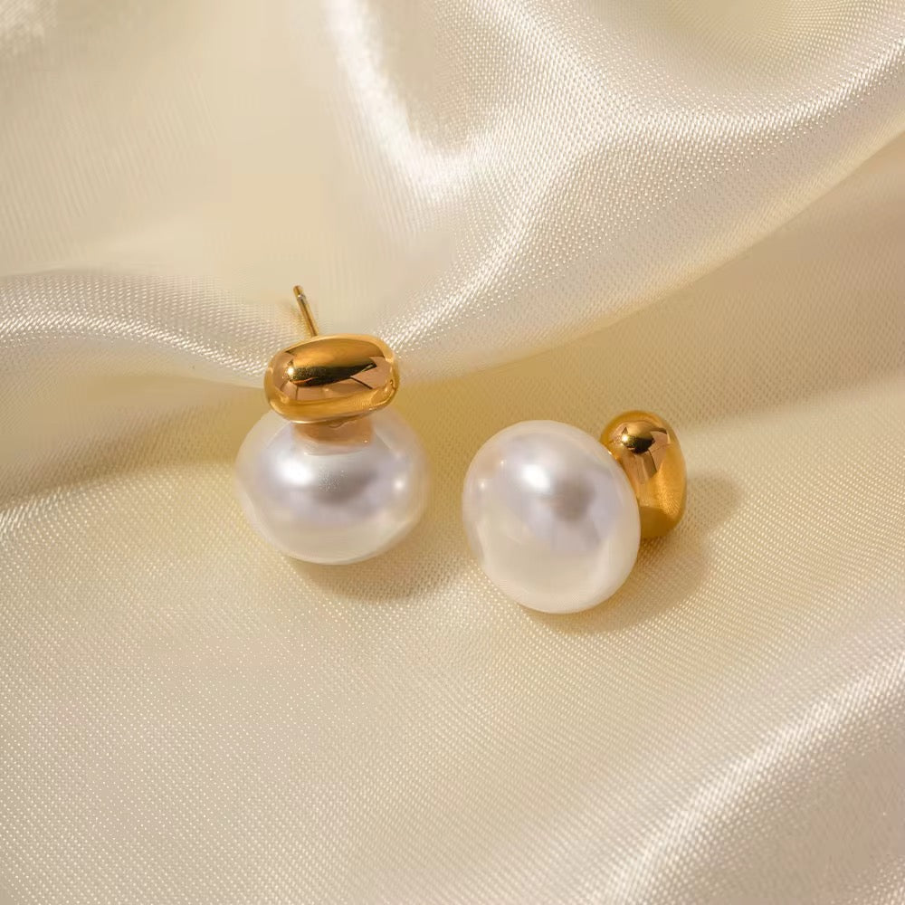 Elegant Pearl Studs