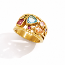 Load image into Gallery viewer, Colorful Gems Ring
