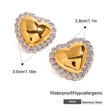 Load image into Gallery viewer, Chunky Heart Earrings
