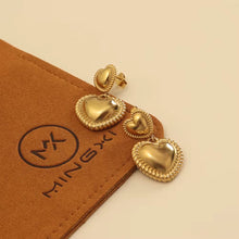 Load image into Gallery viewer, Heart Drop Earrings
