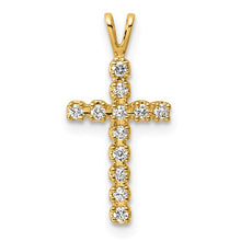 Load image into Gallery viewer, Lab Diamond Cross Pendant (preorder)
