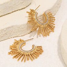 Load image into Gallery viewer, Sun-kissed Hoops
