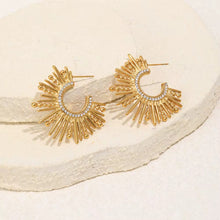 Load image into Gallery viewer, Sun-kissed Hoops
