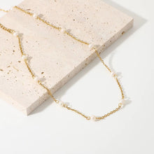 Load image into Gallery viewer, Dainty Pearl Chain
