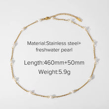 Load image into Gallery viewer, Dainty Pearl Chain
