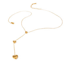 Load image into Gallery viewer, Heart Lariat Necklace
