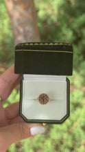 Load and play video in Gallery viewer, Garnet Cluster Ring
