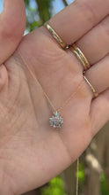 Load and play video in Gallery viewer, Cluster Of Diamonds Pendant
