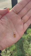 Load and play video in Gallery viewer, November Citrine Necklace

