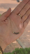 Load and play video in Gallery viewer, Sapphire Marquise Necklace
