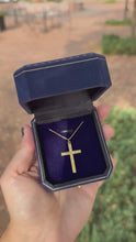 Load and play video in Gallery viewer, Gold Filled Cross Necklace
