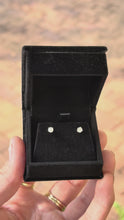 Load and play video in Gallery viewer, Natural Diamond Studs
