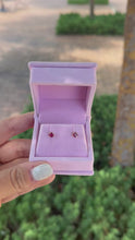 Load and play video in Gallery viewer, Baby Ruby Studs
