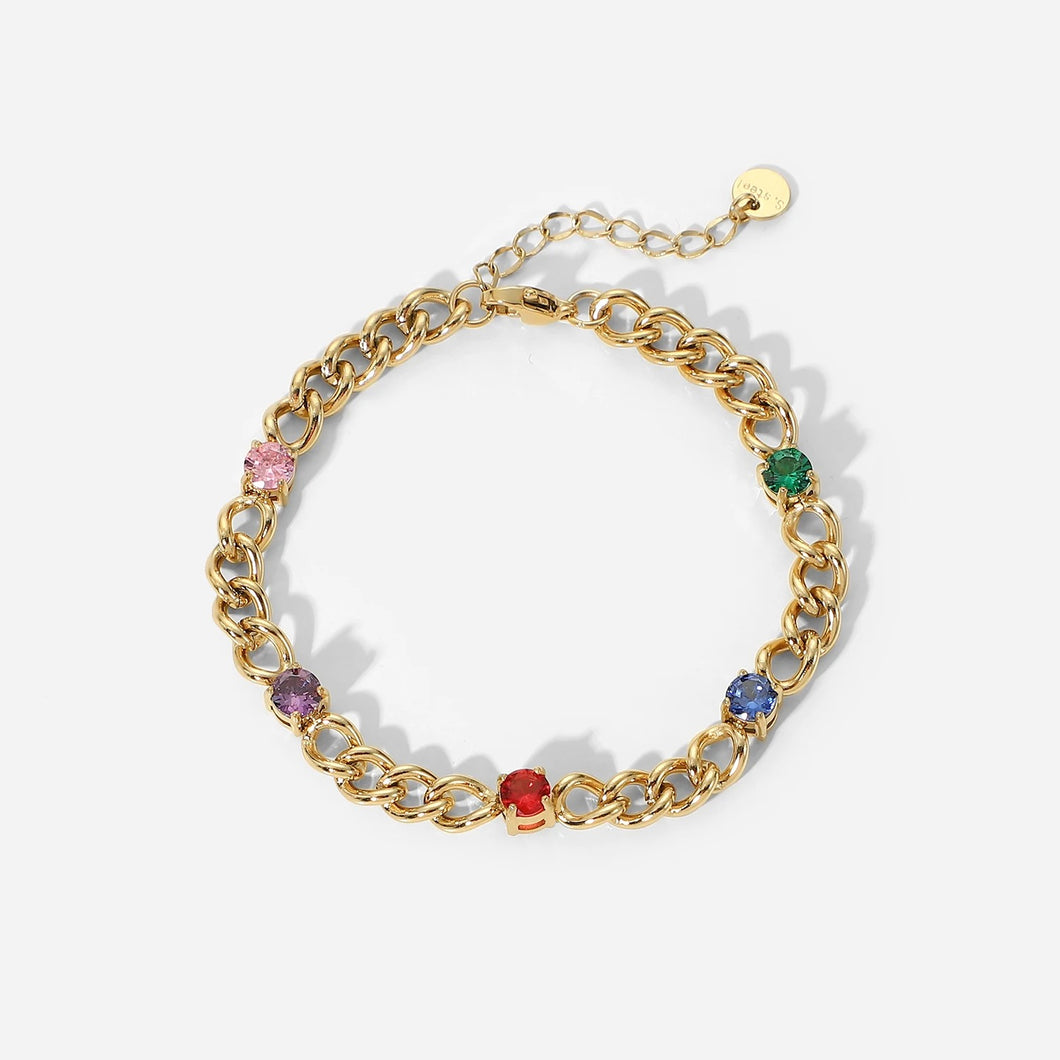 Multi Colored Kara Bracelet